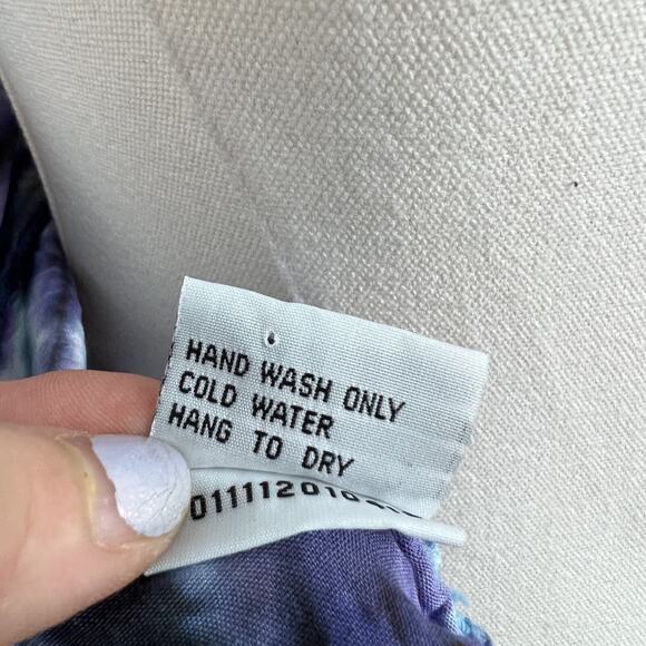 Dharma Top Womens Medium Tie Dye Halter Boho Hippie Festival Y2K Psychedelic - Picture 7 of 10